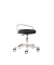 Hocker 1294 30 572 myXPERT - Bügelsitz, schwarz, mit Rollen, höhenverstellbar, bis 120kg