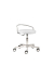 Hocker 1294 30 582 myXPERT - Bügelsitz, weiß, mit Rollen, höhenverstellbar, bis 120kg