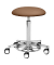 Hocker 1390_30485 myPROFI - Tellersitz, hellbraun, mit Rollen, h&ouml;henverstellbar, bis 120kg