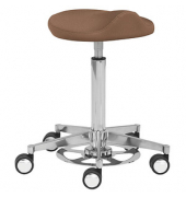 Hocker 1391_30485 myPROFI - Comfortsitz, hellbraun, mit Rollen, h&ouml;henverstellbar, bis 120kg