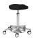 Hocker 1391_30572 myPROFI - Comfortsitz, schwarz, mit Rollen, h&ouml;henverstellbar, bis 120kg