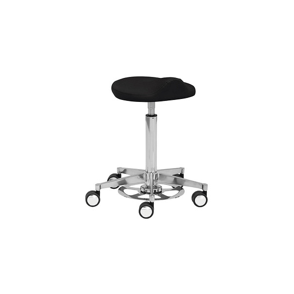 Mayer Hocker 1391 30 572 myPROFI - Comfortsitz, schwarz, mit Rollen, höhenverstellbar, bis 120kg 4032376075258 Mayer