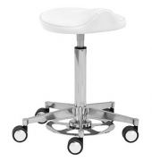 Hocker 1391 30 582 myPROFI - Comfortsitz, weiß, mit Rollen, höhenverstellbar, bis 120kg