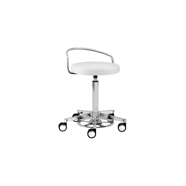 Mayer Hocker 1394 30 582 myPROFI, weiß, mit Rollen, höhenverstellbar, bis 120kg 4032376155387 Mayer
