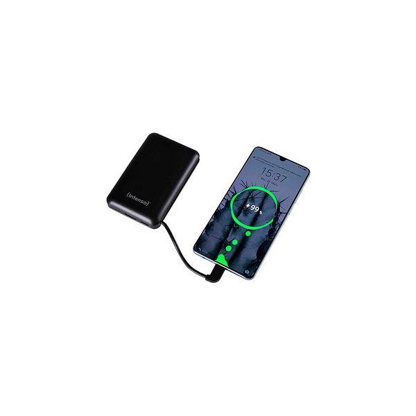 4034303030125 - 7314530 Mobile Stromversorgung Powerbank XC10000  black USB-A+USB-C m Kabel   10000 maH 7314530 4034303030125