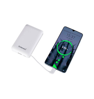 Intenso XC10000 Powerbank 10.000 mAh weiß