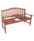 Garden Pleasure Gartenbank Phuket 985022 braun Holz 150,0 cm