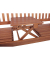 Garden Pleasure Gartenbank Phuket 985022 braun Holz 150,0 cm