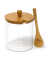 relaxdays Vorratsdosen-Set JIAO 12,0 cm hoch transparent