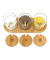 relaxdays Vorratsdosen-Set JIAO 12,0 cm hoch transparent