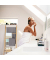relaxdays Handtuchständer braun