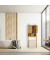 relaxdays Waschmaschinenschrank braun 3 Fachböden 70,0 x 22,5 x 176,0 cm