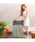 relaxdays Handtuchständer braun