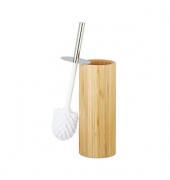 relaxdays WC-Garnitur braun/silber Holz