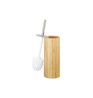 relaxdays WC-Garnitur braun/silber Holz