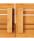 relaxdays Waschmaschinenschrank braun 1 Fachboden 66,0 x 26,0 x 164,5 cm