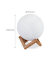 relaxdays Mondlampe 3D Tischlampe weiß