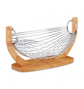 relaxdays Obstkorb braun