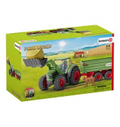 Farm World 42379 Traktor mit Anhänger Spielfiguren-Set