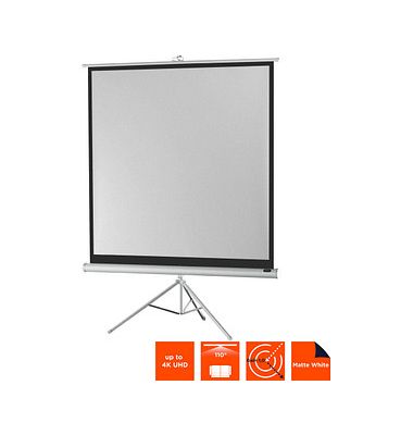 celexon Stativleinwand Economy 1:1, 184 x 184 cm Projektionsfläche