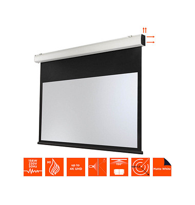 celexon elektrische Rolloleinwand Motor Expert XL 16:10, 400 x 250 cm Projektionsfläche