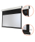 celexon elektrische Rolloleinwand Motor Expert XL 16:10, 400 x 250 cm Projektionsfläche