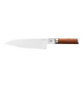 FISKARS Kochmesser Norden silber, braun glatt, Klinge: 21,1 cm silber, braun glatt