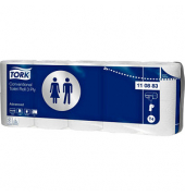 Toilettenpapier T4 Advanced 110883, 3-lagig, weiß, 250 Blatt / Rolle,