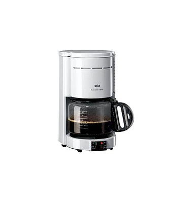 BRAUN KF 47/1 Classic Kaffeemaschine weiß, 10 Tassen BRAUN KF 47/1 Classic Kaffeemaschine weiß, 10 Tassen