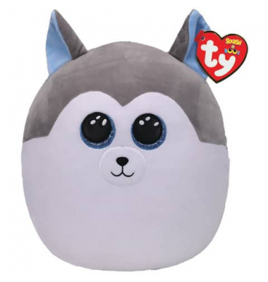 39293 20cm Squish a Boo Plüschfigur Kissen Husky Slush