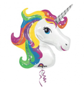 Folienballon Einhorn - 73 x 83 cm