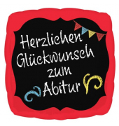 Folienballon Glückwunsch zum Abitur