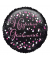 3771501 Sparkling 43cm Folienballon Herzlichen Glückwunsch pink