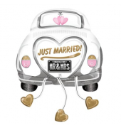Folienballon Hochzeit Auto Just married
