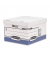 Archivbox System 30901, A4, blau/wei&szlig;, innen 43x38x28,7cm (TxBxH), Recyclingkarton