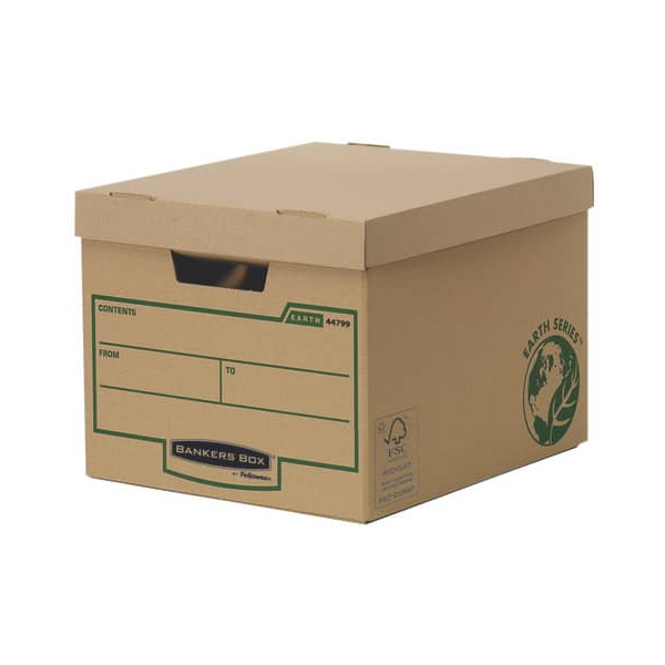 0043859643608 - Archivbox Bankers Box Earth Series 4479901 A4 braun innen 333x39x285cm (TxBxH) Karton 0043859643608 Fellowes