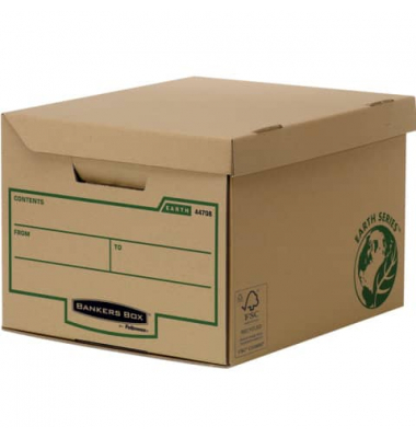 Archivbox Earth Series 4472205, braun, innen 378x287x545mm, Karton