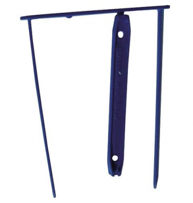 Abheftb&uuml;gel D-Clip, 1189201, blau