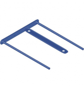 Archivclip - Kunststoff, blau, 100er Pack