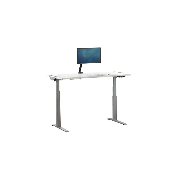 0043859742974 - Levado Elektrisch Höhenverstellbar Sitz-Stehschreibtisch Rechteckig Weiß T-Fuß 1829 (B) x 698 (T) x 1257 (H) mm MFC (Melaminbeschichtete Spanplatte) PVC (Polyvinylchlorid) Stahl 0043859742974 - Levado Elektrisch Höhenverstellbar Sitz-Stehschreibtisch Rechteckig Weiß T-Fuß 1829 (B) x 698 (T) x 1257 (H) mm MFC (Melaminbeschichtete Spanplatte) PVC (Polyvinylchlorid) Stahl
