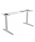 Schreibtischgestell Levado, elektrisch höhenverstellbar, 64-126cm (H), 120-180x80cm (BxT), C-Fuß-Gestell, weiß