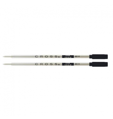 Kugelschreibermine 8514-2, schwarz, 0,5mm, Schraubmine