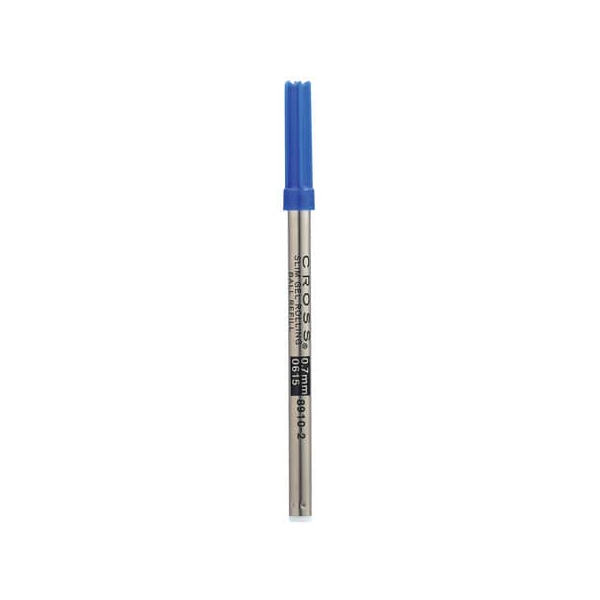 6 Stück Cross Gel-Rollerballmine Slim blau 0,7 mm, 1 Stück im Blister 0073228106854 Cross