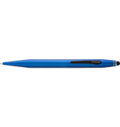 Kugleschreiber Tech 2 Metallic-Blau mit Stylus,Self Serve