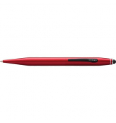 Kugleschreiber Tech 2 Metallic-Rot mit Stylus, Self Serve