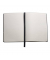 Notizbuch AC285-6M, schwarz, A5, liniert, 80 Blatt / 160 Seiten