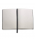 Notizbuch AC285-6M, schwarz, A5, liniert, 80 Blatt / 160 Seiten