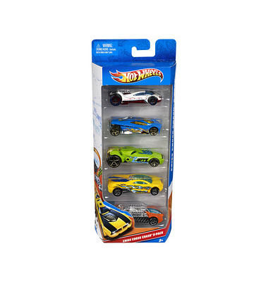 5 Mattel GAMES™ Hot Wheels Spielzeugautos