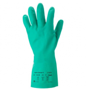 Chemikalienschutzhandschuhe AlphaTec Solvex, Nitril, grün, Größe 10 / XL