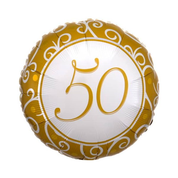 0080518840695 - Folienballon Goldene Hochzeit 50 0080518840695 AMSCAN 1105875 0080518840695 - Folienballon Goldene Hochzeit 50 0080518840695 AMSCAN 1105875